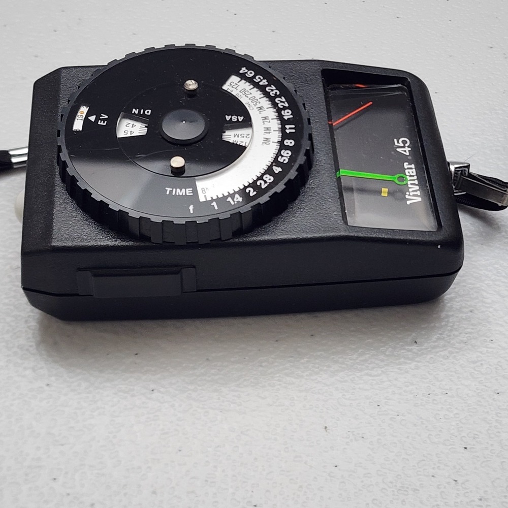 Vivatar 45 Exposure Light Meter/ Case Untested Parts Only - Picture 5 of 6